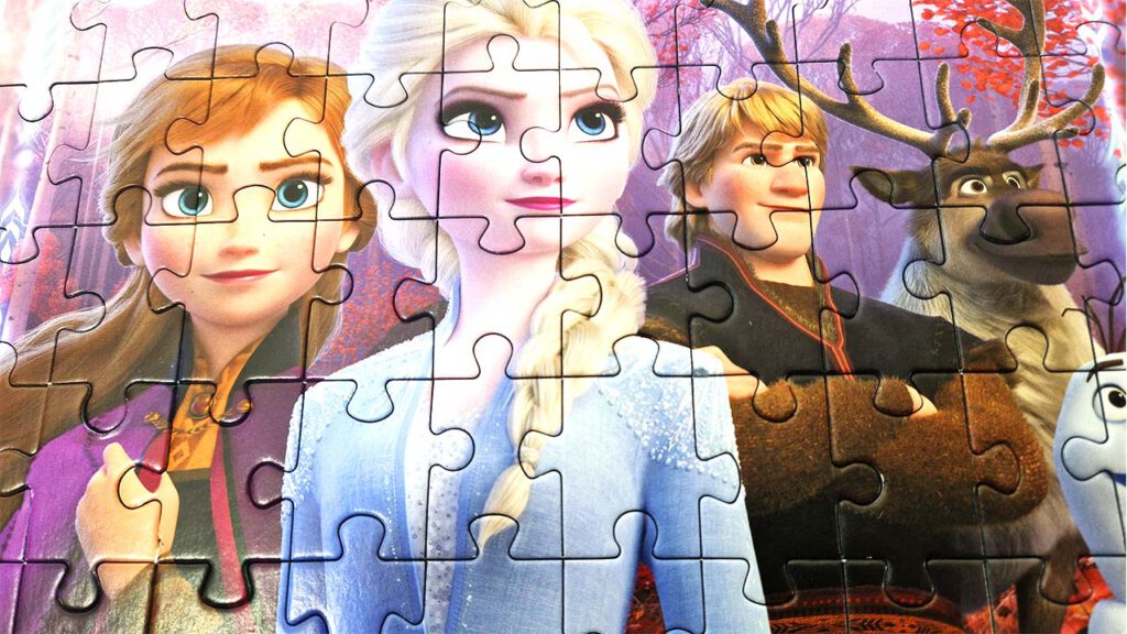 Puzzle für Kinder Frozen